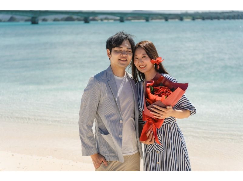＜沖縄・今帰仁、古宇利島＞選べるフォトツアー＊サプライズやプロポーズからファミリーでの記念写真までドローンも使いムービーにもの紹介画像
