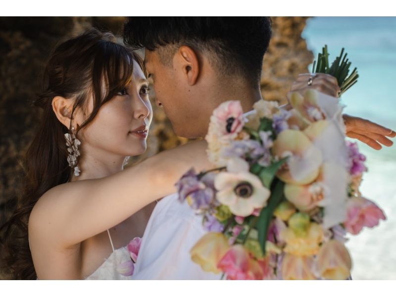 ＜沖縄・今帰仁、古宇利島＞選べるフォトツアー＊サプライズやプロポーズからファミリーでの記念写真までドローンも使いムービーにもの紹介画像