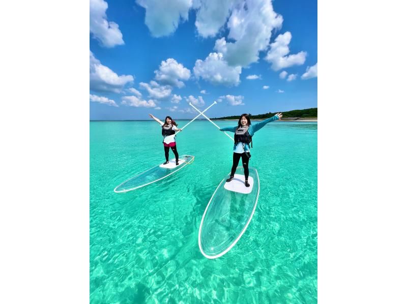 SALE! [Miyakojima/1.5h] [Clear SUP or Clear Kayak Tour] [Drone Photography Included] Choose this plan!の紹介画像