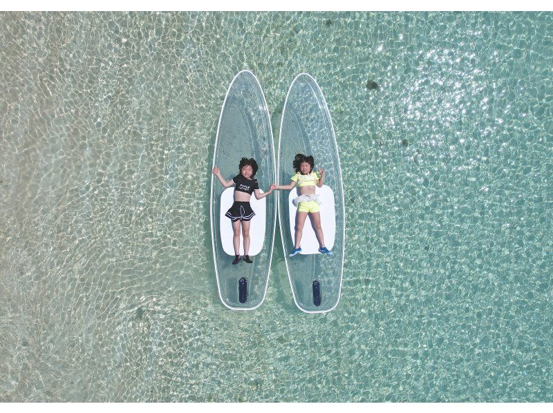 [Okinawa Miyakojima] [Choose between clear SUP or clear kayak tour] [Drone photography included] This plan allows you to choose between the very popular clear SUP or clear kayak!の紹介画像