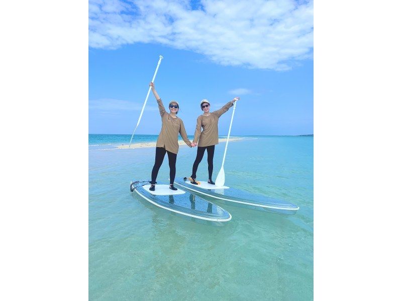 SALE! [Miyakojima/1.5h] [Clear SUP or Clear Kayak Tour] [Drone Photography Included] Choose this plan!の紹介画像