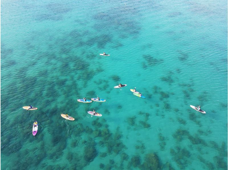 奄美大島【当日予約可能】SUP（90分）※ドローン空撮等写真の無料プレゼントあり※お1人様もお任せ下さい☆の紹介画像