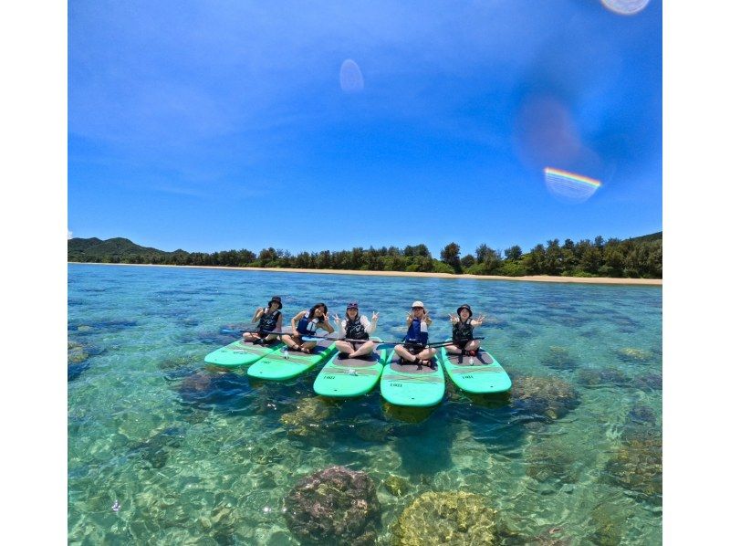 奄美大島【当日予約可能】SUP（90分）※ドローン空撮等写真の無料プレゼントあり※お1人様もお任せ下さい☆の紹介画像