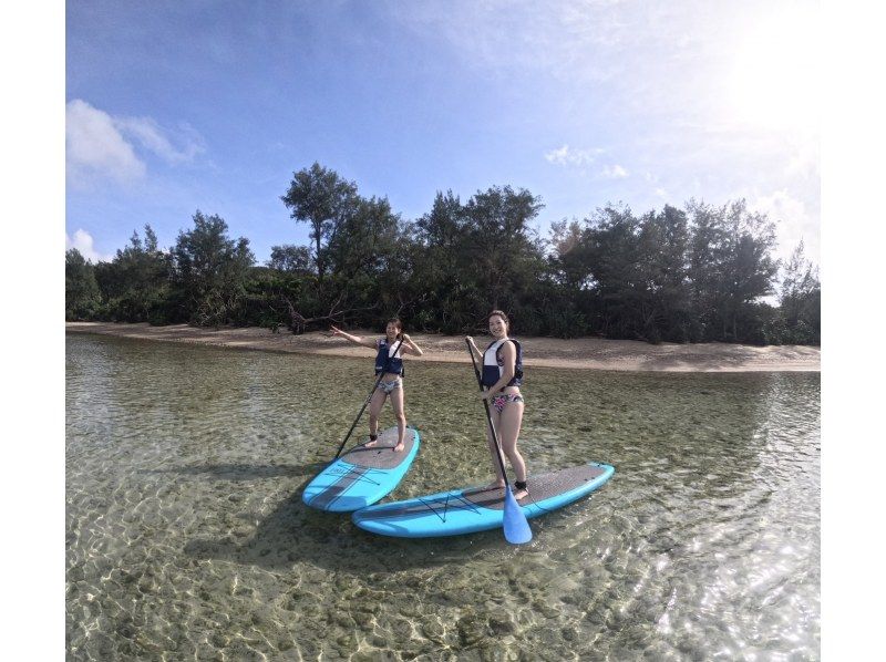 奄美大島【当日予約可能】SUP（90分）※ドローン空撮等写真の無料プレゼントあり※お1人様もお任せ下さい☆の紹介画像