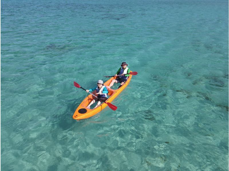 奄美大島【当日予約可能】クリアカヤック（90分）※ドローン空撮動画等写真の無料プレゼントあり※おひとり様もお任せください★の紹介画像
