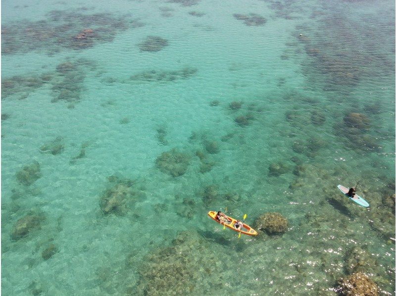 奄美大島【当日予約可能】クリアカヤック（90分）※ドローン空撮動画等写真の無料プレゼントあり※おひとり様もお任せください★の紹介画像