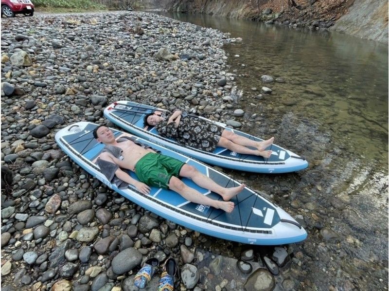 [Hokkaido, Sapporo, Jozankei] A cold river bath! Relax in the great outdoors of Jozankei - River View Tent Sauna Tourの紹介画像