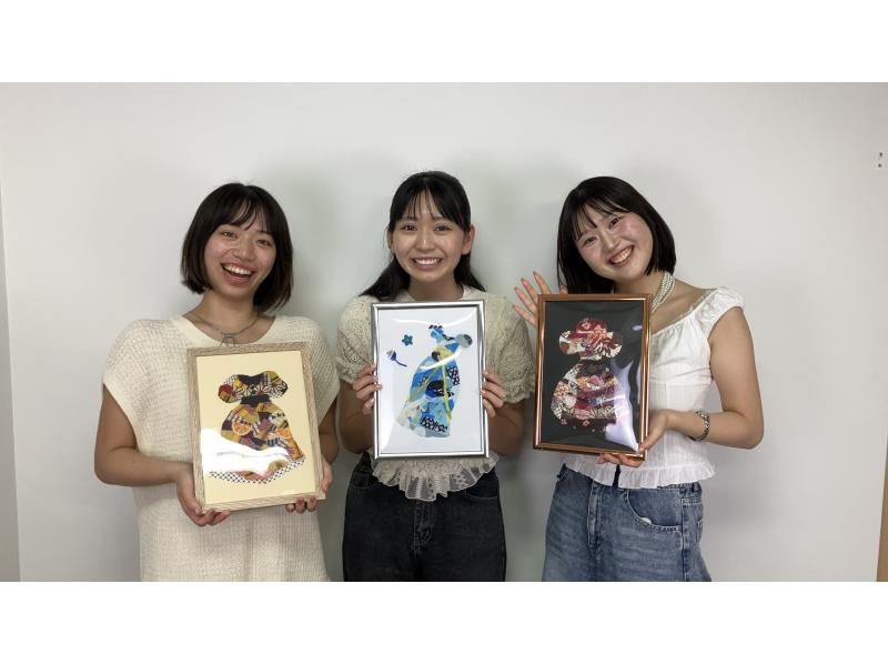【石川・金沢】金沢でここだけ！Google口コミ評価★★★★★！金沢着物ハギレアートづくり！世界に一つだけの完成品はその場でお持ち帰りOK！の紹介画像