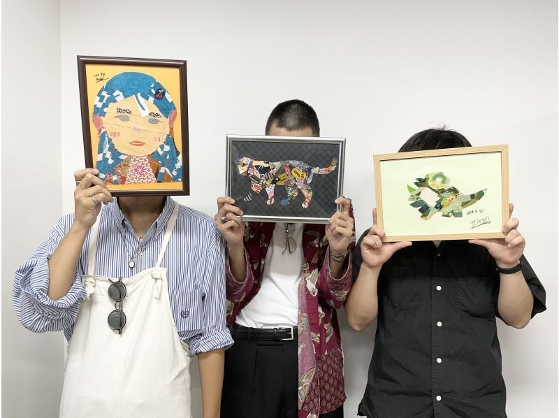 【石川・金沢】金沢でここだけ！Google口コミ評価★★★★★！金沢着物ハギレアートづくり！世界に一つだけの完成品はその場でお持ち帰りOK！の紹介画像