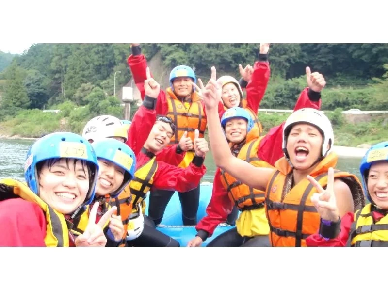 [Nagara River] half-day rafting with guide from1st grade. beginner to experienced