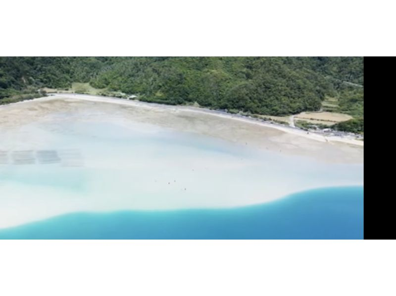 奄美大島★チャンスは年に数度★幻のビーチかくれ浜 SUPツアー 120分＜ドローン空撮、GoPro動画、水中カメラ撮影＞