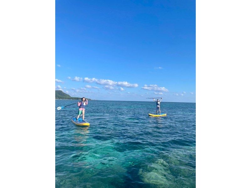 奄美大島★チャンスは年に数度★幻のビーチかくれ浜 SUPツアー 120分＜ドローン空撮、GoPro動画、水中カメラ撮影＞