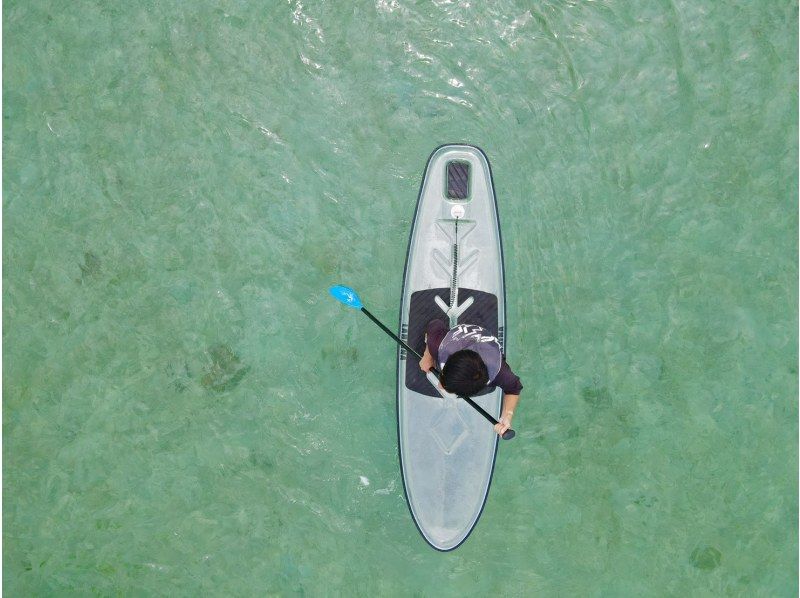 奄美大島★チャンスは年に数回！砂浜が現れる幻のビーチかくれ浜【クリアSUPツアー】120分【地域クーポン対応】※ドローン空撮動画等撮影無料！の紹介画像