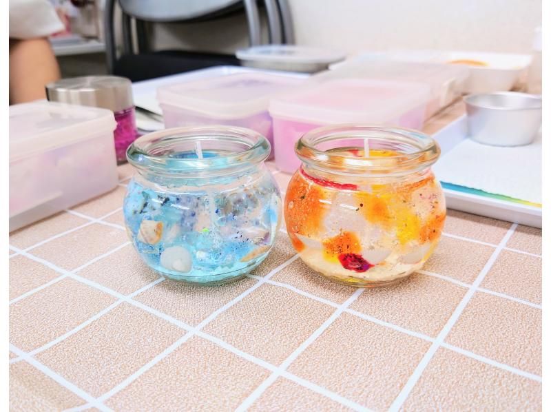 夏休み特別メニュー！子供1名分無料♪【親子で遊ぼう！マリンポットキャンドル】自由制作に！期間限定・人数限定 の紹介画像