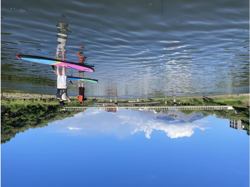 アクティブな方におすすめ！！桜島から昇る朝日を浴びて鹿児島市街地からsanrise Stand Up Paddleboard(SUP) 体験の紹介画像