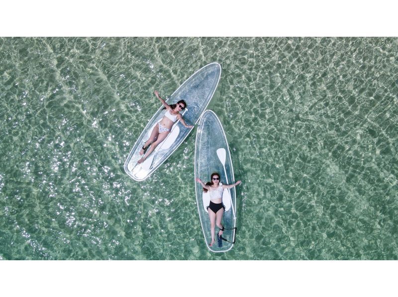《Okinawa main island with drone photography! Popular all-clear SUP》★ No extra charge & guaranteed to look great on social mediaの紹介画像