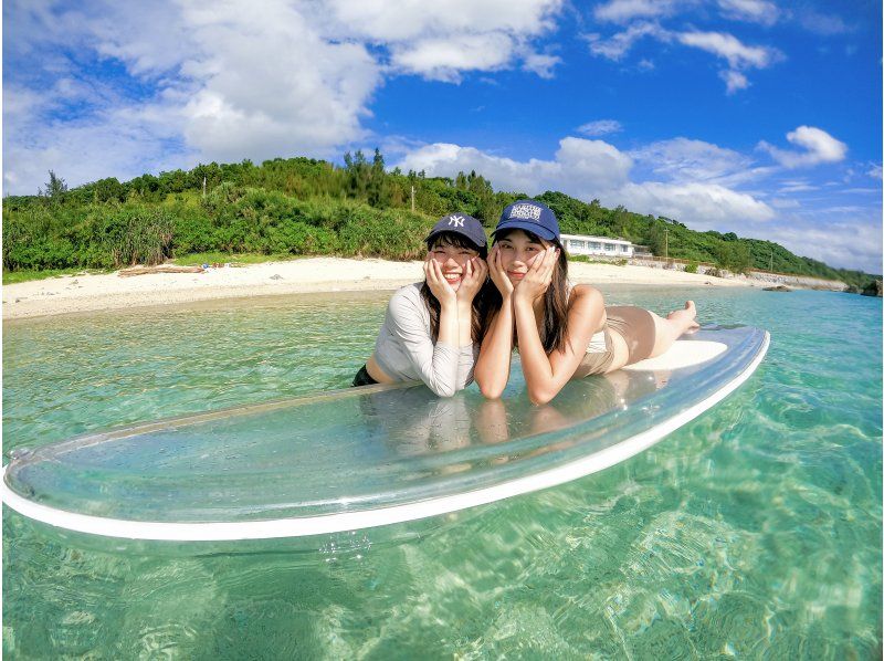 《Okinawa main island with drone photography! Popular all-clear SUP》★ No extra charge & guaranteed to look great on social mediaの紹介画像