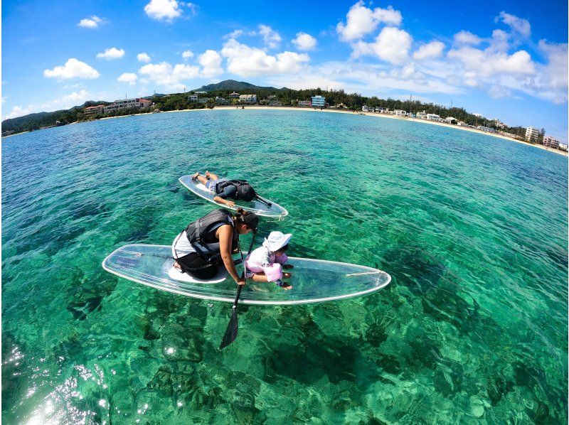 《Okinawa main island with drone photography! Popular all-clear SUP》★ No extra charge & guaranteed to look great on social mediaの紹介画像