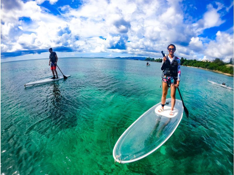 《Okinawa main island with drone photography! Popular all-clear SUP》★ No extra charge & guaranteed to look great on social mediaの紹介画像