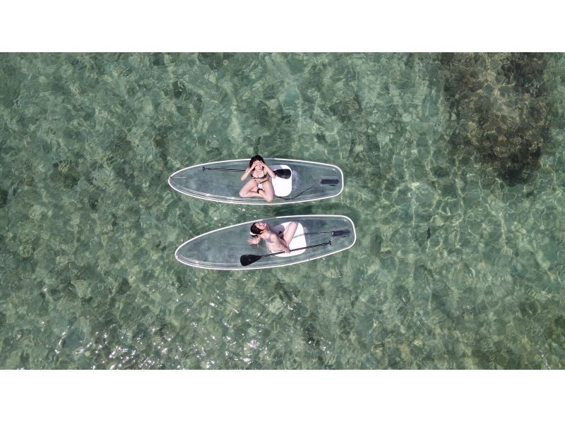 《Okinawa main island with drone photography! Popular all-clear SUP》★ No extra charge & guaranteed to look great on social mediaの紹介画像