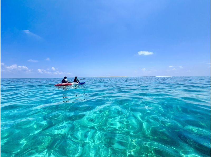 【沖縄・久米島】はての浜上陸カヤックツアー　自力で行くはての浜!!【現地集合プラン　60歳以下限定】の紹介画像