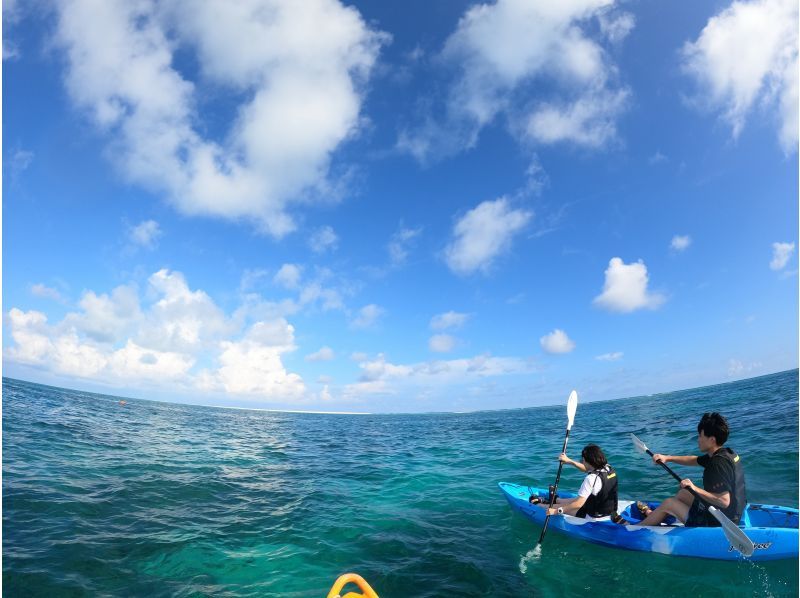 【沖縄・久米島】はての浜上陸カヤックツアー　自力で行くはての浜!!【現地集合プラン　60歳以下限定】の紹介画像
