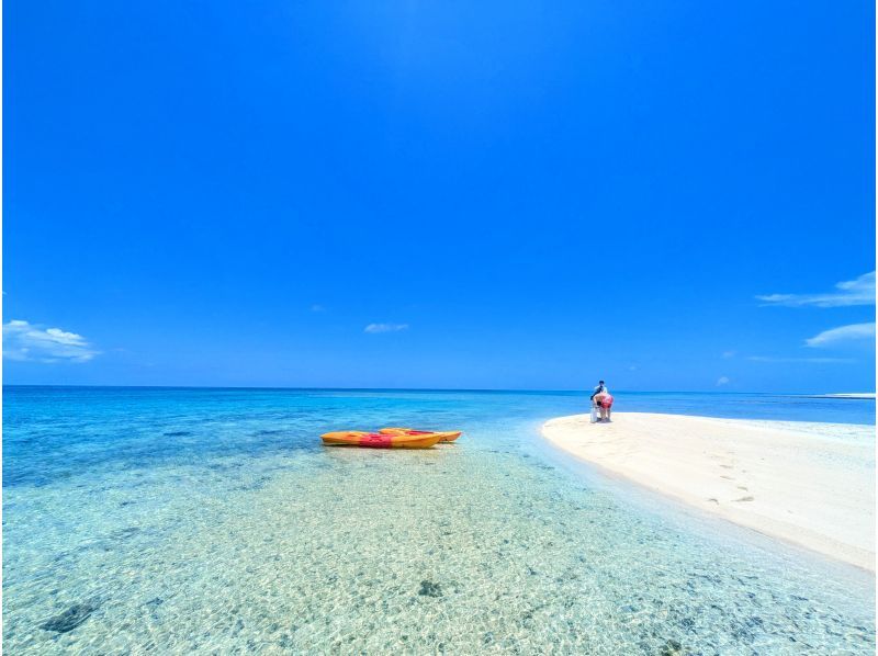 【沖縄・久米島】はての浜上陸カヤックツアー　自力で行くはての浜!!【現地集合プラン　60歳以下限定】の紹介画像