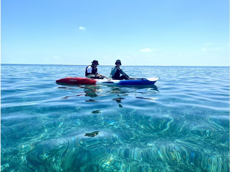 【沖縄・久米島】はての浜上陸カヤックツアー　自力で行くはての浜!!【現地集合プラン】の紹介画像