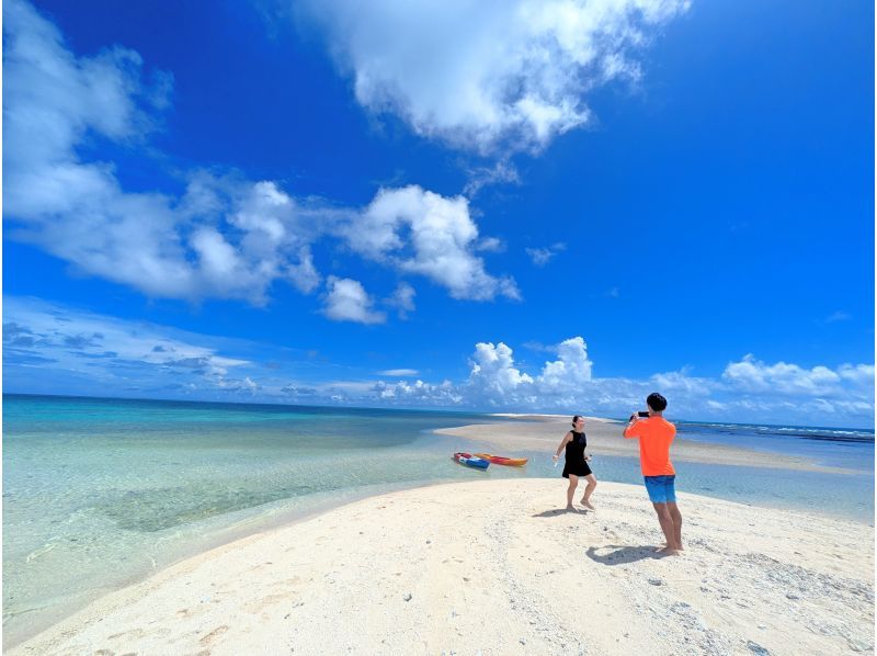 【沖縄・久米島】はての浜上陸カヤックツアー　自力で行くはての浜!!【現地集合プラン　60歳以下限定】の紹介画像