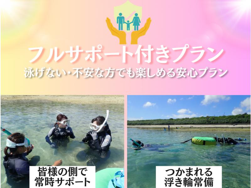 【那覇から約30分】学生初心者応援プラン『ウミガメ＆100種以上の生物探索シュノーケリングinジョン万ビーチ』送迎可★保温対策充実★の紹介画像