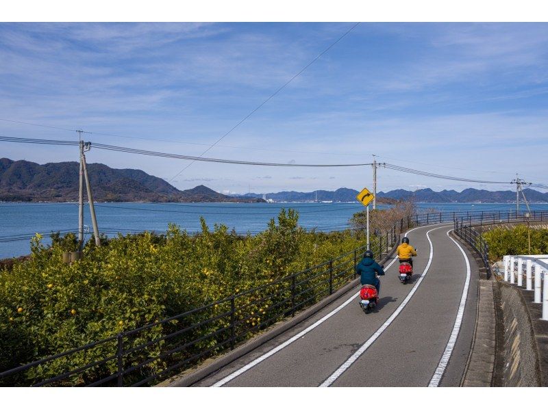 [Hiroshima/Onomichi] Moped rental - 5 minutes walk from Setoda Port! Come empty-handed! All the equipment you need for the ride is included! No need to return with a full tank of gas!の紹介画像