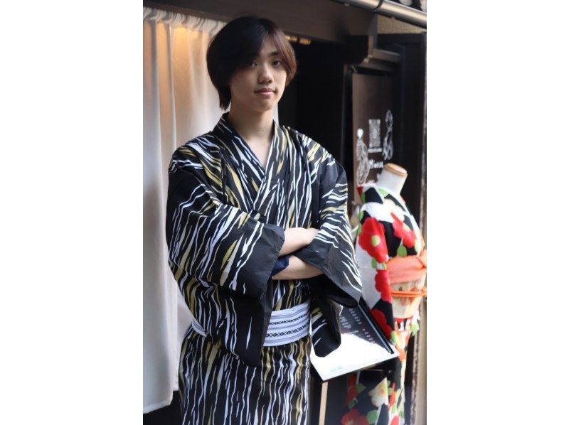[Kyoto/Kiyomizudera] Men's plan Kimono/Yukata rental *No need to bring anything! We have everything you need to get dressed!の紹介画像