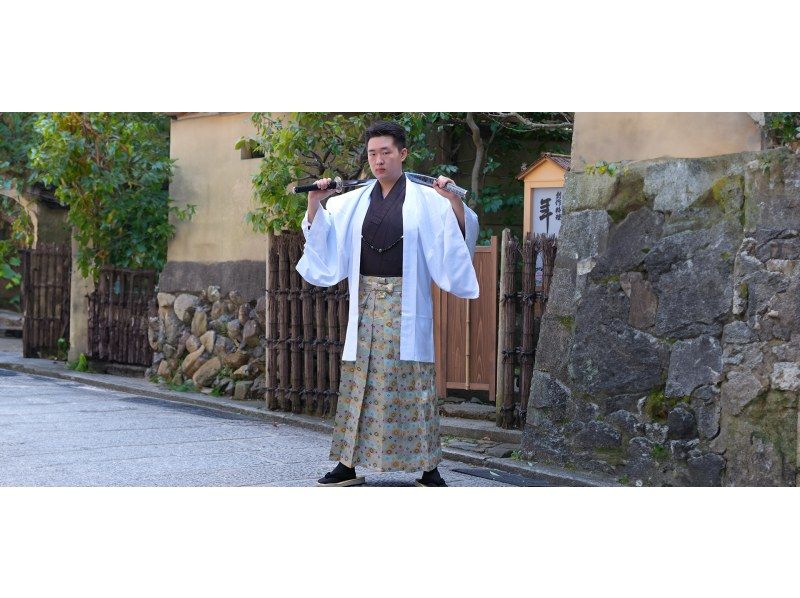 SALE! [Kyoto, Kiyomizu-dera Temple] Kyoto Samurai Plan Samurai Style Rental *No need to bring anything! Everything you need for dressing is included♪の紹介画像