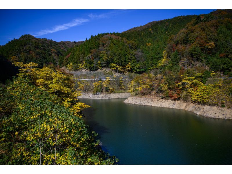 [Fukui/Wakasa] Quick 1.5 hours! Adventure kayaking on Myojin Green Mystical Dam Lake!