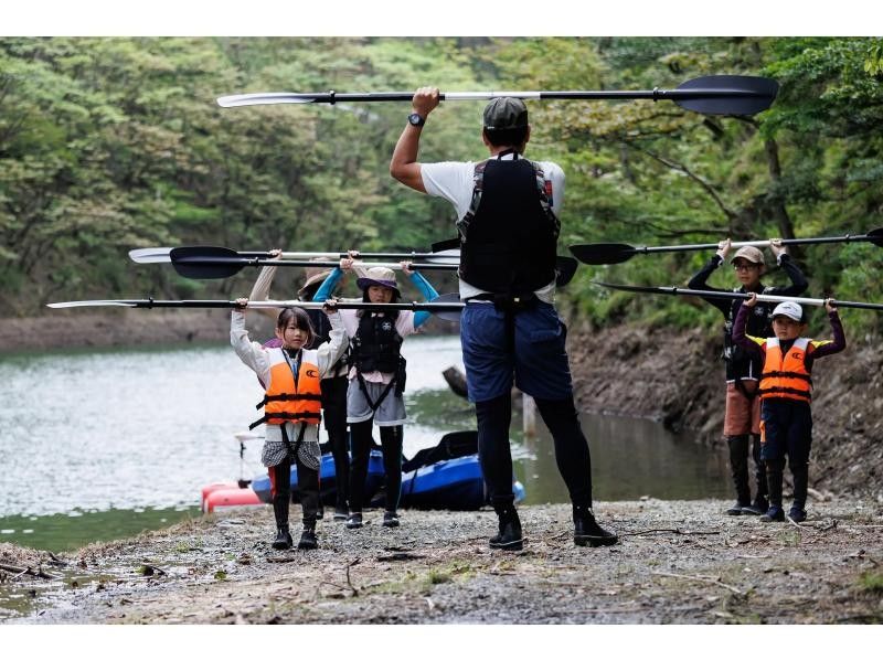 [Fukui/Wakasa] Quick 1.5 hours! Adventure kayaking on Myojin Green Mystical Dam Lake!
