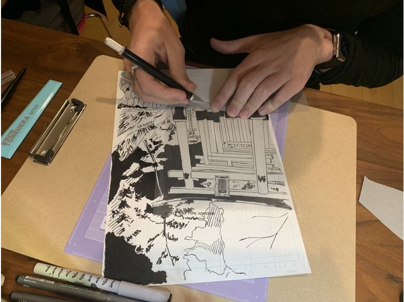 Let's draw "manga and anime" with active animators around Kyoto and Kyoto Station! Beginners and children welcome! No need to bring anything!の紹介画像