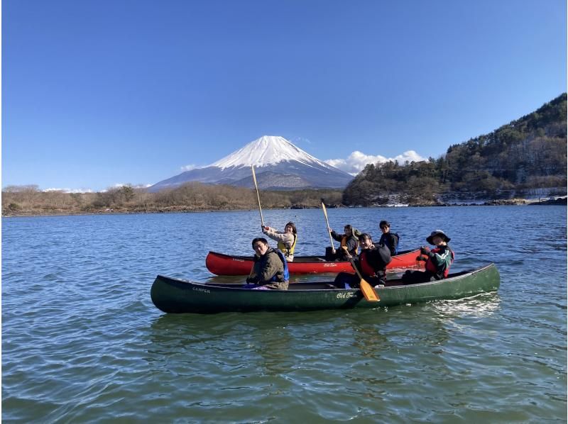 【山梨・精進湖】静かな精進湖の自然と富士山を満喫 　カナディアンカヌー体験！（9：30/13：30）