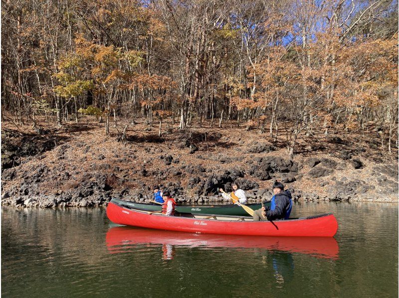 【山梨・精進湖】静かな精進湖の自然と富士山を満喫 　カナディアンカヌー体験！（9：30/13：30）