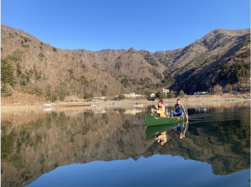 【山梨・精進湖】精進湖のステキな自然と富士山を満喫 ♪ カナディアンカヌー体験！（9：30/13：30）の紹介画像