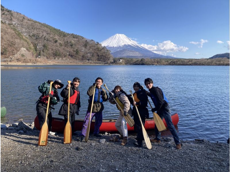 【山梨・精進湖】静かな精進湖の自然と富士山を満喫 　カナディアンカヌー体験！（9：30/13：30）