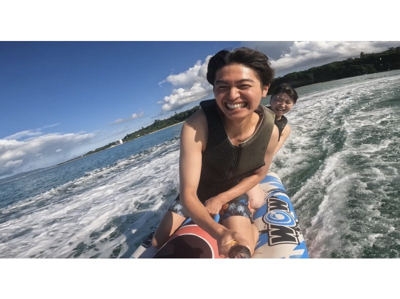 [Nago City, Nakijin Village, Kouri Island] Unlimited selection of 3 latest tubes on a private beach! Customize your summer memories to your liking. Satisfying "B plan ♪"の紹介画像