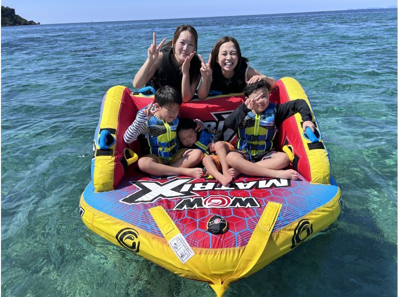 [Nago City, Nakijin Village, Kouri Island] Unlimited selection of 3 latest tubes on a private beach! Customize your summer memories to your liking. Satisfying "B plan ♪"の紹介画像