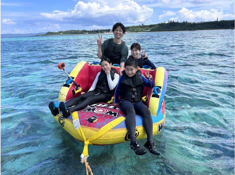 [Nago City, Nakijin Village, Kouri Island] Unlimited selection of 3 latest tubes on a private beach! Customize your summer memories to your liking. Satisfying "B plan ♪"の紹介画像