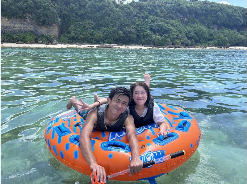 [Nago City, Nakijin Village, Kouri Island] Unlimited selection of 3 latest tubes on a private beach! Customize your summer memories to your liking. Satisfying "B plan ♪"の紹介画像