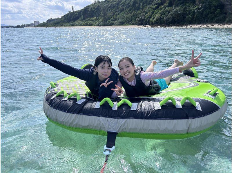 [Nago City, Nakijin Village, Kouri Island] Unlimited selection of 3 latest tubes on a private beach! Customize your summer memories to your liking. Satisfying "B plan ♪"の紹介画像