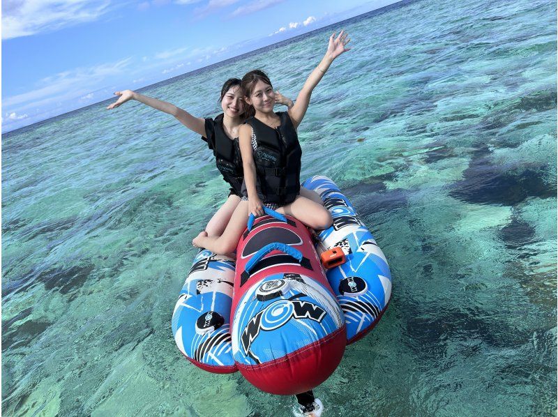 [Nago City, Nakijin Village, Kouri Island] Unlimited selection of 3 latest tubes on a private beach! Customize your summer memories to your liking. Satisfying "B plan ♪"の紹介画像