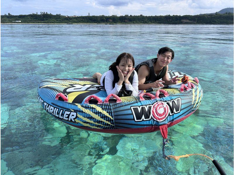 [Nago City, Nakijin Village, Kouri Island] Unlimited selection of 3 latest tubes on a private beach! Customize your summer memories to your liking. Satisfying "B plan ♪"の紹介画像