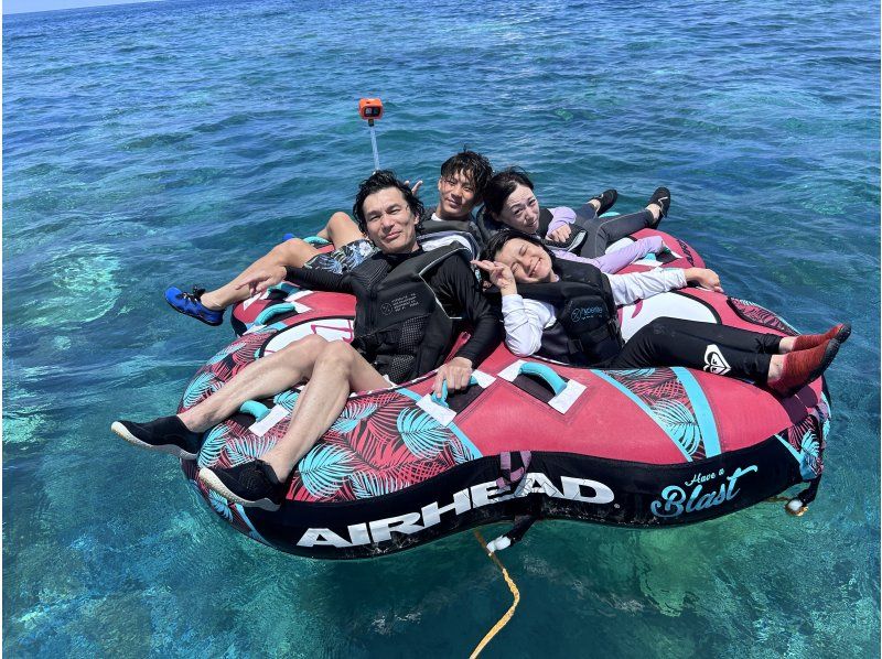 [Nago City, Nakijin Village, Kouri Island] Unlimited selection of 3 latest tubes on a private beach! Customize your summer memories to your liking. Satisfying "B plan ♪"の紹介画像