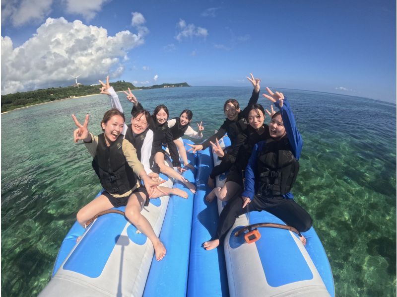 [Nago City, Nakijin Village, Kouri Island] I can't help but scream! Marine leisure that you can fully enjoy with your friends ♪ "Screaming 3-piece set group plan"の紹介画像
