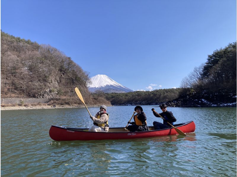 SALE！【山梨・精進湖】夏富士！精進湖の大自然と富士山を満喫 ♪夕暮れの湖上は山陰が気持ちいい ！カナディアンカヌー体験！写真データ無料☆の紹介画像